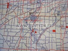 Gulf Metropolitan Cleveland info-map -tiekartta