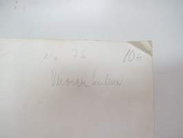 As. Oy. Vuorenkulma 26.9.1958 (Armas Puolimatka urakoi) -valokuva / photograph