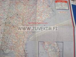 Gulf Eastern United States Tourgide map -tiekartta