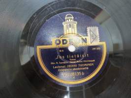 Odeon A 228 135 Marusja / Jos tietäisit -savikiekkoäänilevy / 78 rpm record