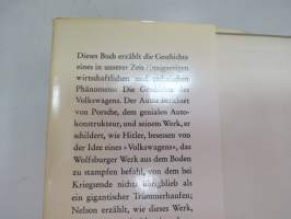Die Volkswagen-Story - Biographie eines autos -saksankielinen käännös kuuluisasta kirjasta &quot;The Small Wonder&quot;, mukana Volkswagenwerk AG:n jouluonnittelukortti 1966