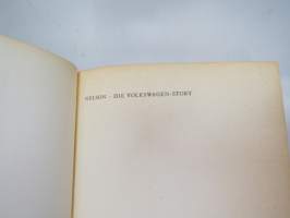 Die Volkswagen-Story - Biographie eines autos -saksankielinen käännös kuuluisasta kirjasta &quot;The Small Wonder&quot;, mukana Volkswagenwerk AG:n jouluonnittelukortti 1966