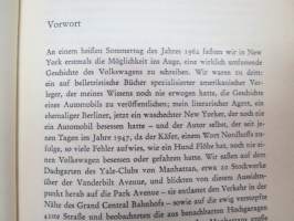 Die Volkswagen-Story - Biographie eines autos -saksankielinen käännös kuuluisasta kirjasta &quot;The Small Wonder&quot;, mukana Volkswagenwerk AG:n jouluonnittelukortti 1966