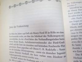 Die Volkswagen-Story - Biographie eines autos -saksankielinen käännös kuuluisasta kirjasta &quot;The Small Wonder&quot;, mukana Volkswagenwerk AG:n jouluonnittelukortti 1966