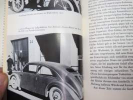 Die Volkswagen-Story - Biographie eines autos -saksankielinen käännös kuuluisasta kirjasta &quot;The Small Wonder&quot;, mukana Volkswagenwerk AG:n jouluonnittelukortti 1966