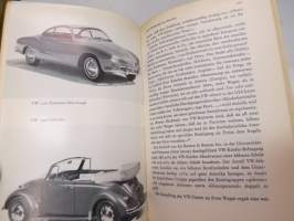 Die Volkswagen-Story - Biographie eines autos -saksankielinen käännös kuuluisasta kirjasta &quot;The Small Wonder&quot;, mukana Volkswagenwerk AG:n jouluonnittelukortti 1966