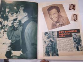 Pat Boone -lehtileikevihko, johon kerätty eri julkaisuista saksittuja kuvia, ajalleen tyypillinen tapa tehdä leikekirjoja filmitähdistä. Leikekirja -aihe
