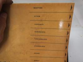 Peugeot 104 Korjaamokäsikirja, viimeiset Service Bulletiinit helmikuu 1979 -shop manual in finnish