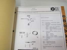 Peugeot 104 Korjaamokäsikirja, viimeiset Service Bulletiinit helmikuu 1979 -shop manual in finnish