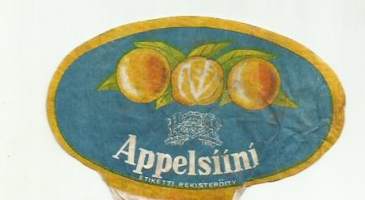 Appelsiini  - juomaetiketti