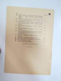 Järjestysohjeet vaatetusteollisuutta varten 1927 -clothing industry rules and regulations