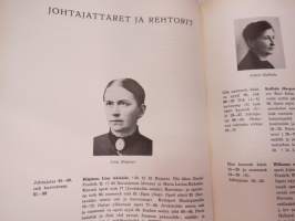 Porin suomenkielinen yksityistyttökoulu ja Porin Lyseo 1880-1955, koulun ja sen eri vaiheitten historiikki, opettaja- ja oppilasmatrikkeli - sisältää myös