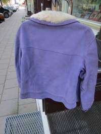 Friitala naisten mokkatakki 1970-luvun alusta, koko 42, vähän käytetty -slightly used women´s suede jacket