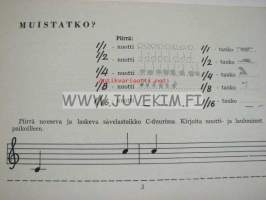 Musiikin työtehtäviä kouluja ja koteja varten 3. 1960-luvulta (Sininen kansi)