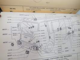 Fiat 80 NC Catalogo parti di ricambio / Catalogue de pièces détachèes / Ersatzteilekatalog / Spare parts catalog / Catálogo de piezas de repuesto -varaosaluettelo