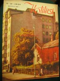 Kotiliesi 1948 nr 17, tanskalainen hammaslääkäri 40 vuotta karjalaiskodin emäntänä (Thea Jörgensen), Tikka ompelukone koko sivun mainos