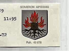 Someron Apteekki   - resepti signatuuri  1972