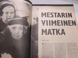 Viikko Sanomat 1957 nr 40, ilmestynyt 4.10.1957, sis. mm. seur. artikkelit / kuvat / mainokset; Kansikuva Kr. Runeberg - &quot;Taiteilijapoika&quot;, Kouvola - asemakurjuus...