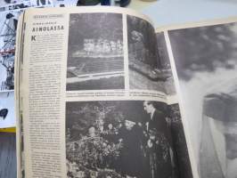 Viikko Sanomat 1957 nr 40, ilmestynyt 4.10.1957, sis. mm. seur. artikkelit / kuvat / mainokset; Kansikuva Kr. Runeberg - &quot;Taiteilijapoika&quot;, Kouvola - asemakurjuus...