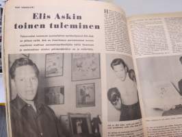 Viikko Sanomat 1957 nr 40, ilmestynyt 4.10.1957, sis. mm. seur. artikkelit / kuvat / mainokset; Kansikuva Kr. Runeberg - &quot;Taiteilijapoika&quot;, Kouvola - asemakurjuus...