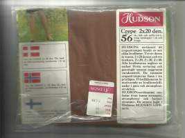 Hudson Crepe  ,  naisten sukka tuotepakkaus 9,5 Palma