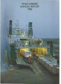 Finncarriers, Annual Repot 1988, 38 sivua