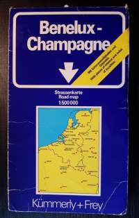Benelux-Champagne kartta 1984, Kümmerly+Frey