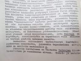 Valvoja 1881-1960 - Valvojan ja Valvoja-Ajan sisältö