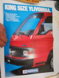 Nissan King / Vanette / Pickup / Cabstar -myyntiesite / brochure