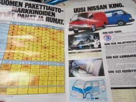 Nissan King / Vanette / Pickup / Cabstar -myyntiesite / brochure