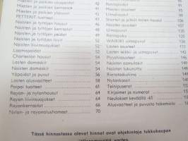 Atlas / Suomen Trikoo hinnasto 61 A kevätkausi 1961 - sukat, alusvaatteet ja puvusto -kuvitettu tuoteluettelo / catalog