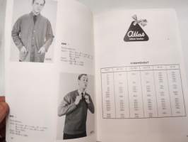 Atlas / Suomen Trikoo hinnasto 61 A kevätkausi 1961 - sukat, alusvaatteet ja puvusto -kuvitettu tuoteluettelo / catalog
