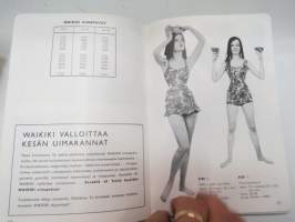 Atlas / Suomen Trikoo hinnasto 61 A kevätkausi 1961 - sukat, alusvaatteet ja puvusto -kuvitettu tuoteluettelo / catalog