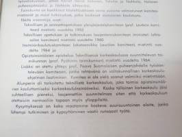 Tampereen Tekninen Oppilaitos TTO 1965 vuosikirja / school yearbook