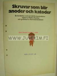 Skruvar som blir anoder och katoder -Bulten-Kanthal esite