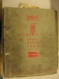 Leyland 0350 0375 1953-1960 Spare parts list varaosaluettelo