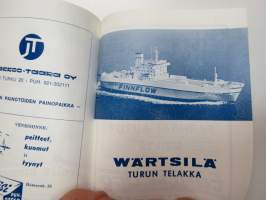 Turun Pursiseura ry 1974 -vuosikirja / yacht club yearbook