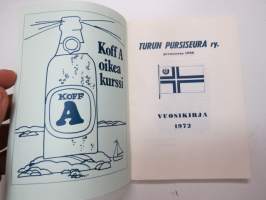 Turun Pursiseura ry 1972 -vuosikirja / yacht club yearbook