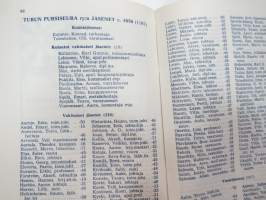 Turun Pursiseura ry 1971 -vuosikirja / yacht club yearbook