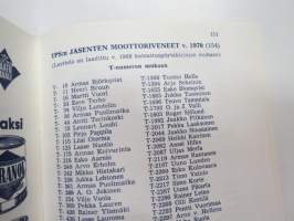 Turun Pursiseura ry 1970 -vuosikirja / yacht club yearbook