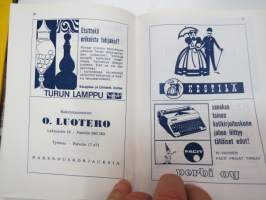 Turun Pursiseura ry 1969 -vuosikirja / yacht club yearbook