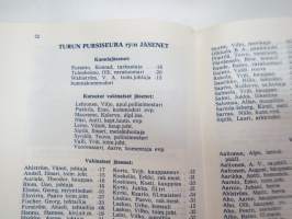 Turun Pursiseura ry 1966 - 1906-1966 -vuosikirja / yacht club yearbook