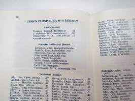 Turun Pursiseura ry 1966 - 1906-1966 -vuosikirja / yacht club yearbook