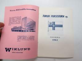 Turun Pursiseura ry 1965 -vuosikirja / yacht club yearbook