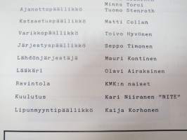 Tapanin Jääspeedway 26.12.1987 Kuopio -käsiohjelma / program