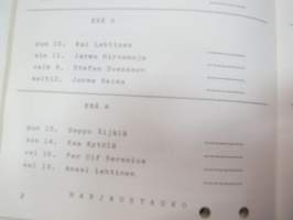 Tapanin Jääspeedway 26.12.1987 Kuopio -käsiohjelma / program