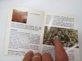 Kristitty pyhiinvaellusmatka Pyhään Maahan / Israel -matkaesite / travel brochure