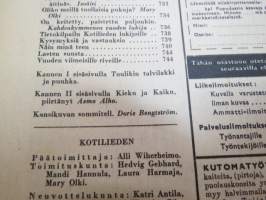 Kotiliesi 1942 nr 24, ilmestynyt 29.12.1942 - Kotiliesi täyttää 20 vuotta, Kotilieden kilpakentiltä 1922-24, Lapsi ja tuberkuloosi, Kahden sodan väliltä