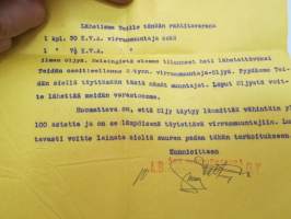 Turun Insinööritoimisto Osakeyhtiö - Monttööri Herra K. Nord, Karkku, 13.1.1915 -asiakirja / business  document