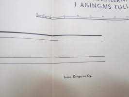 Turku - Ehdotus kaukolinja-autojen pääteasemaksi Aningaisten tullissa - Förslag till fjärrlinjebilarnas ändstation i aningais tull, 1932 -map